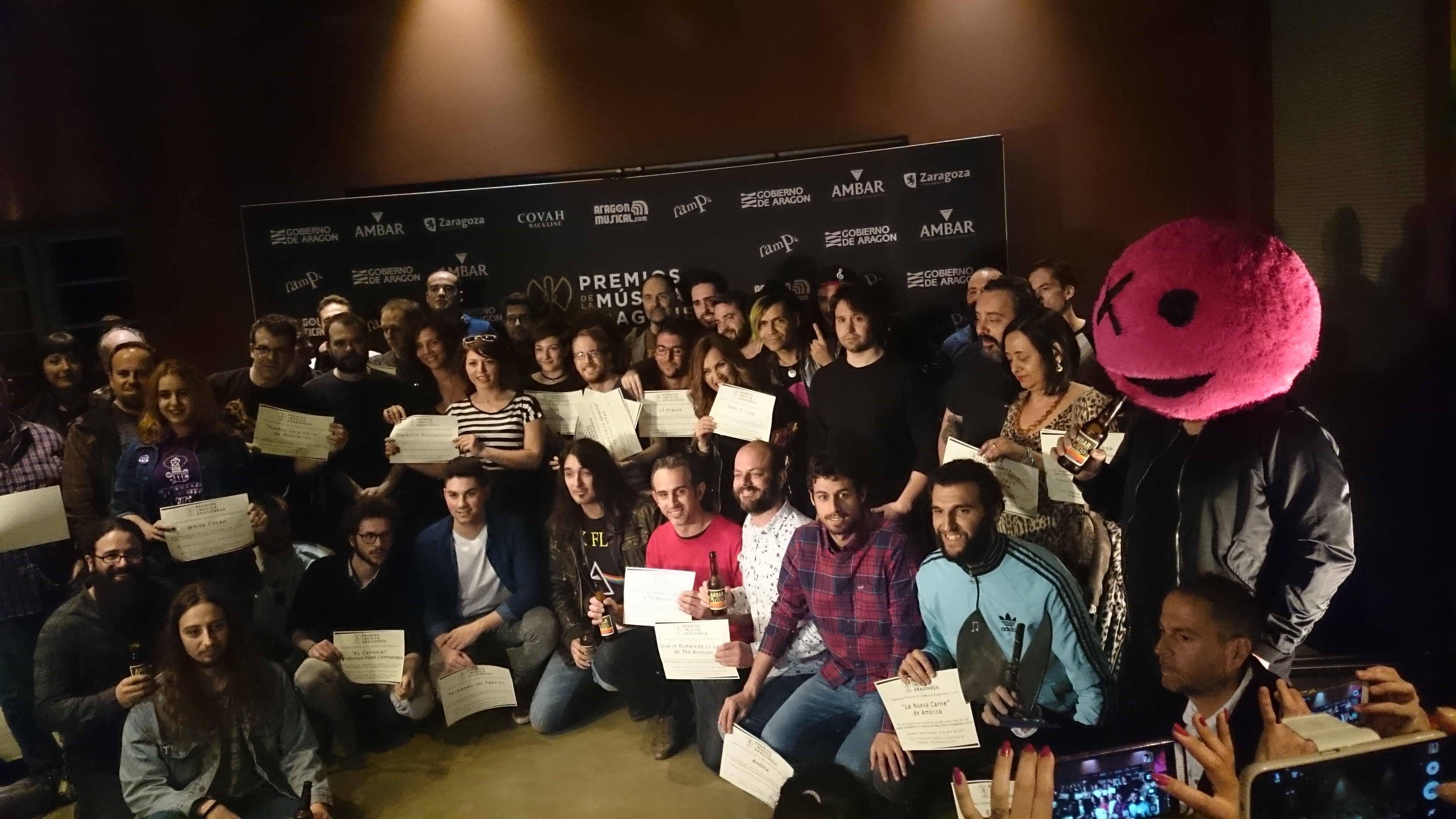 Nominados a los Premios de la Música Aragonesa en su XVIII edición