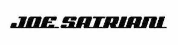 Logotipo de Joe Satriani.